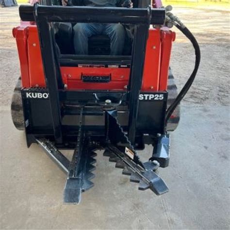 hydraulic post puller skid steer|best skid steer tree puller.